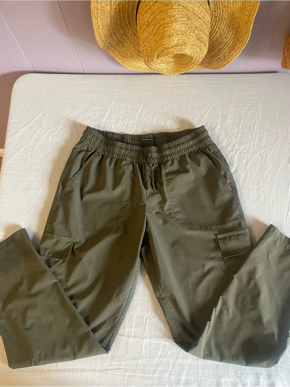 The North Face womensOlive Cargo Jogger Pants 5 pocket